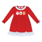 PO95 Red christmas santa tree gingerbread applique collection