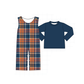 PO95 Rust&navy plaid collection