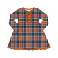 PO95 Rust&navy plaid collection