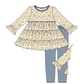 PO95 Christmas floral print tiered collection