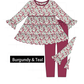 PO95 Christmas floral print tiered collection
