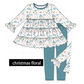 PO95 Christmas floral print tiered collection