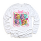 Girls Kindergarten School Shirt - Back To School Tee