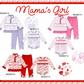 PO95 Mama's girl embroidery ruffle collection