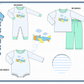 PO95 Mint airplane applique stripe collection