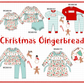 PO95 Mint christmas gingerbread embroidery collection