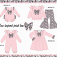PO95 Pink leopard bow heart colllection