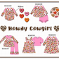 PO95 Pink valentine's day heart embroidery collection