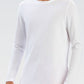 Rash Guard Long Sleeve for Men in White- FINAL SALE