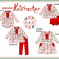 PO95 Red christmas nutcracker bow tie collection
