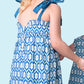 Blue Ikat Sun Dress- FINAL SALE