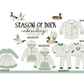 PO95 Sage duck embroidery plaid collection 2