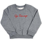 Crewneck Sweatshirt in Gray- FINAL SALE