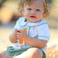 Fall Halloween & Thanksgiving Applique Plaid Boys Bloomers Romper Set