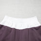 Prussian Blue Exposed Seam Detail Half Sleeve Top Elastic Waist Shorts 2pcs Set