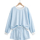 Pink Plaid Baggy Pullover Drawstring Casual Shorts 2pcs Outfit