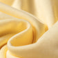 Yellow Cream Solid Color Eyelet Lace Panel Accent Plus Size 2pcs Outfit