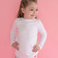Rash Guard Long Sleeve in White- FINAL SALE