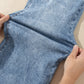 Beau Blue Acid Wash Pocket Detail Flare Jeans