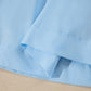 Sky Blue Stripe Slim Tank Contrast Ruffle Mini Skort Set