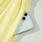 Yellow Cream Half Zip Polo Tee Elastic Waist Romper