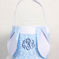 Easter Basket in Blue Bunny- FINAL SALE