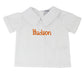 Boys Peter Pan Collar Short Sleeve Shirt