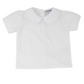 Girls Peter Pan Collar Short Sleeve Shirt